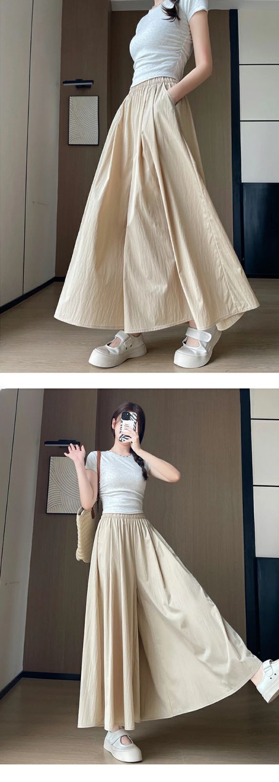 ワイドパンツ レディース ガウチョパンツ ロング キュロット