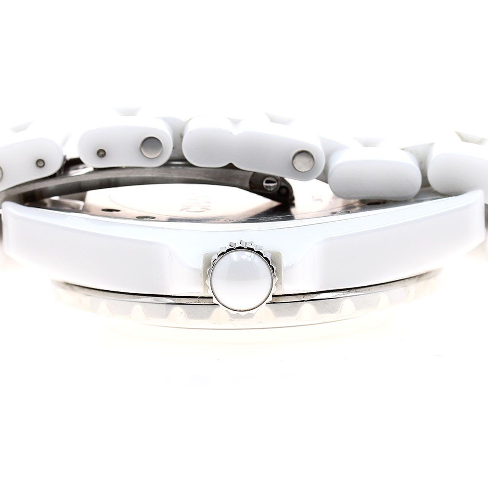 シャネル CHANEL H4862 J12 ミラー 白セラミック 自動巻き メンズ_