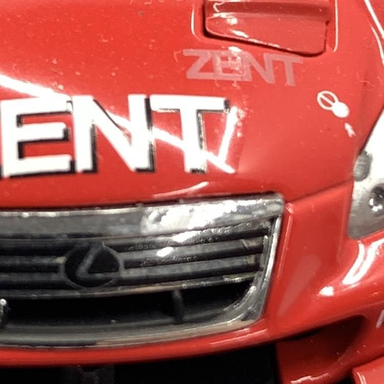 【中古】エブロ 1/43 ZENT CERUMO SC SUPER GT 2006 POTENZA ＃1(レッド×シルバー) ミニカー【ジャンク品】[10][240010458271] 中古】エブロ 1/43 ZENT CERUMO SC SUPER GT 2006 POTENZA ＃1