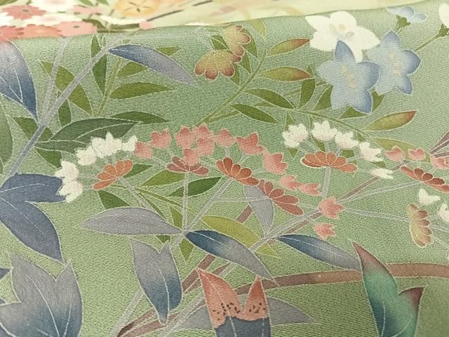 草花文 暈し染め