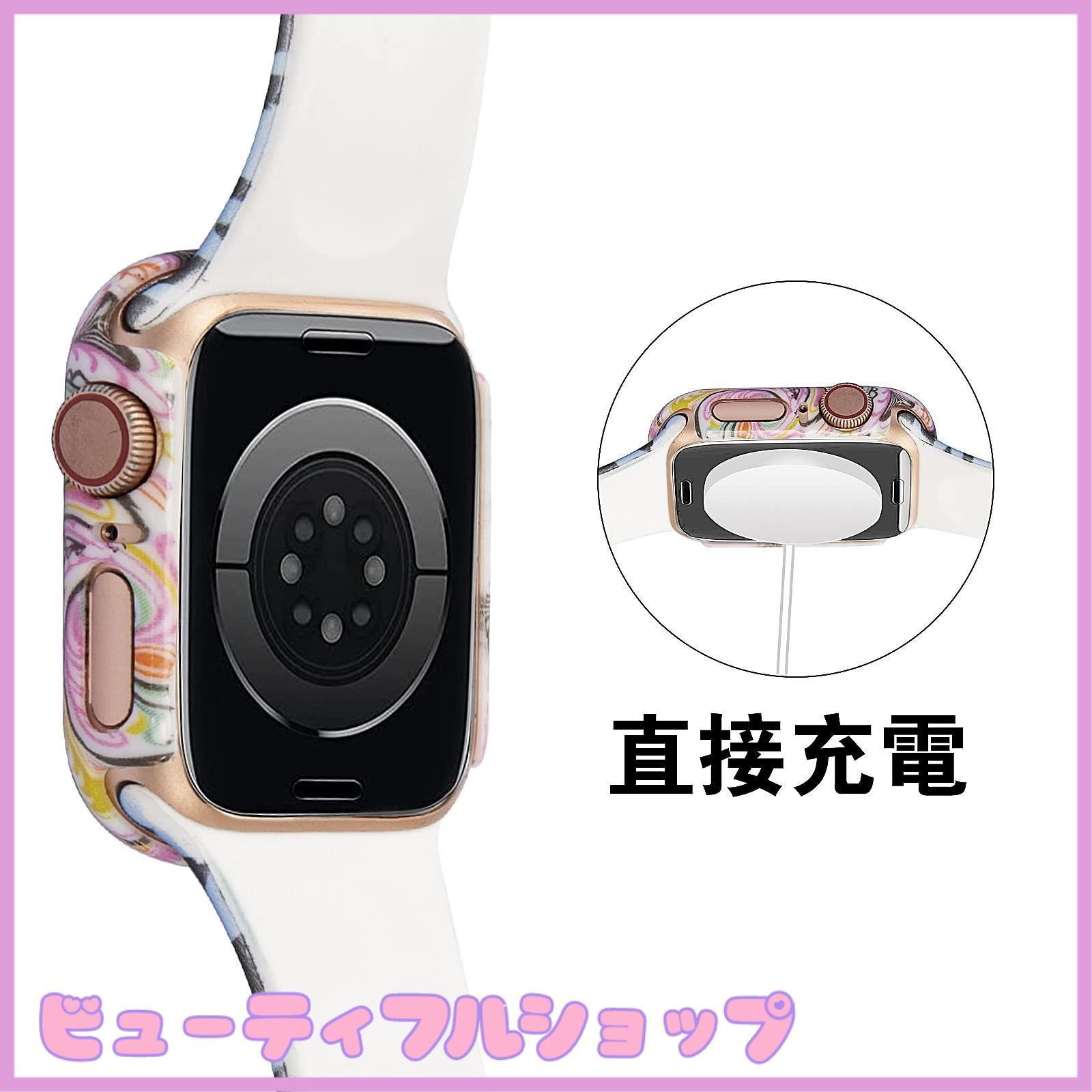 特価】TOMAZON Apple Watch用 全面保護ケース PCフィルム付き 軽量  