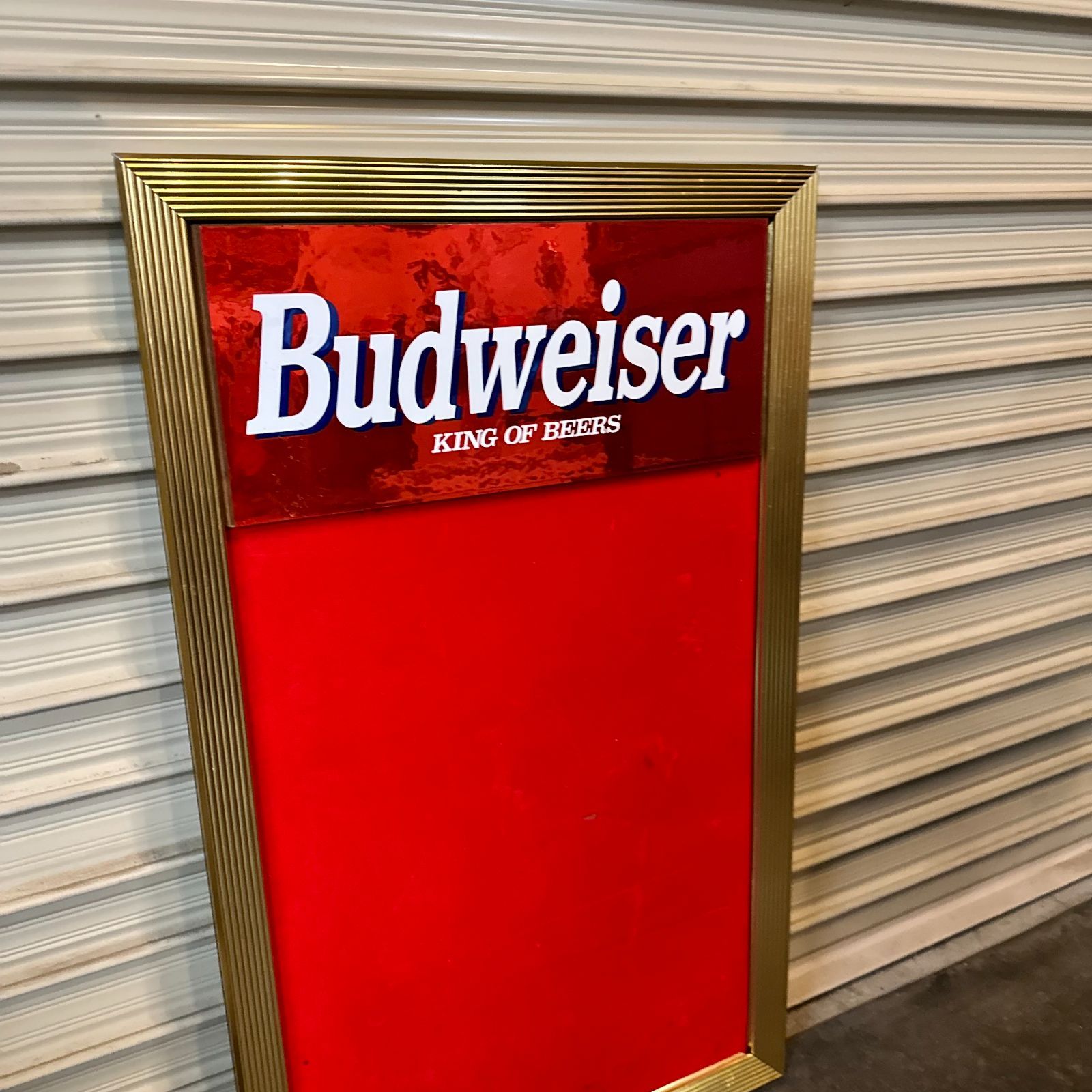 バドワイザー　メニューボード　アメリカンビンテージ Budweiser（バドワイザー） メニューボード サインボード 1990 - メルカリ