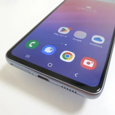 中古】 Galaxy A53 5G SCG15 オ－サムブルー au SIMロック解除済