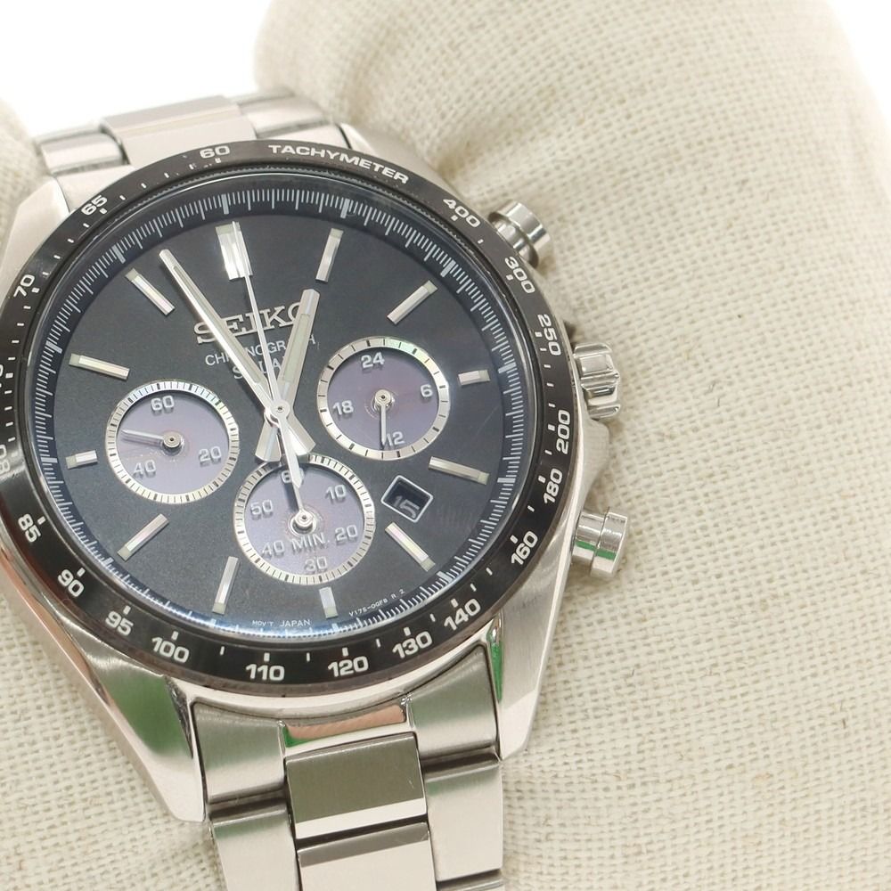 SEIKO 腕時計 V175-0FA0 セイコー SEIKO セイコー クロノグラフ ソーラー V175-0FA0 オール