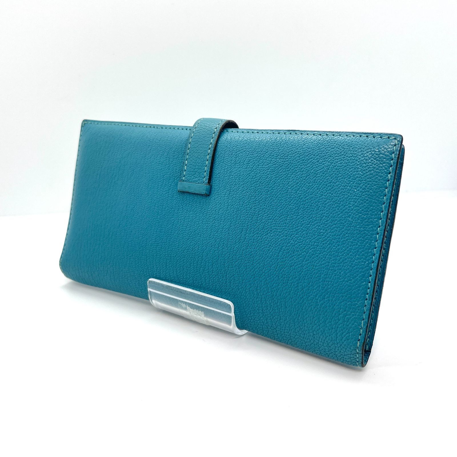 532】HERMES/エルメス べアン 二つ折り 財布 ウォレット