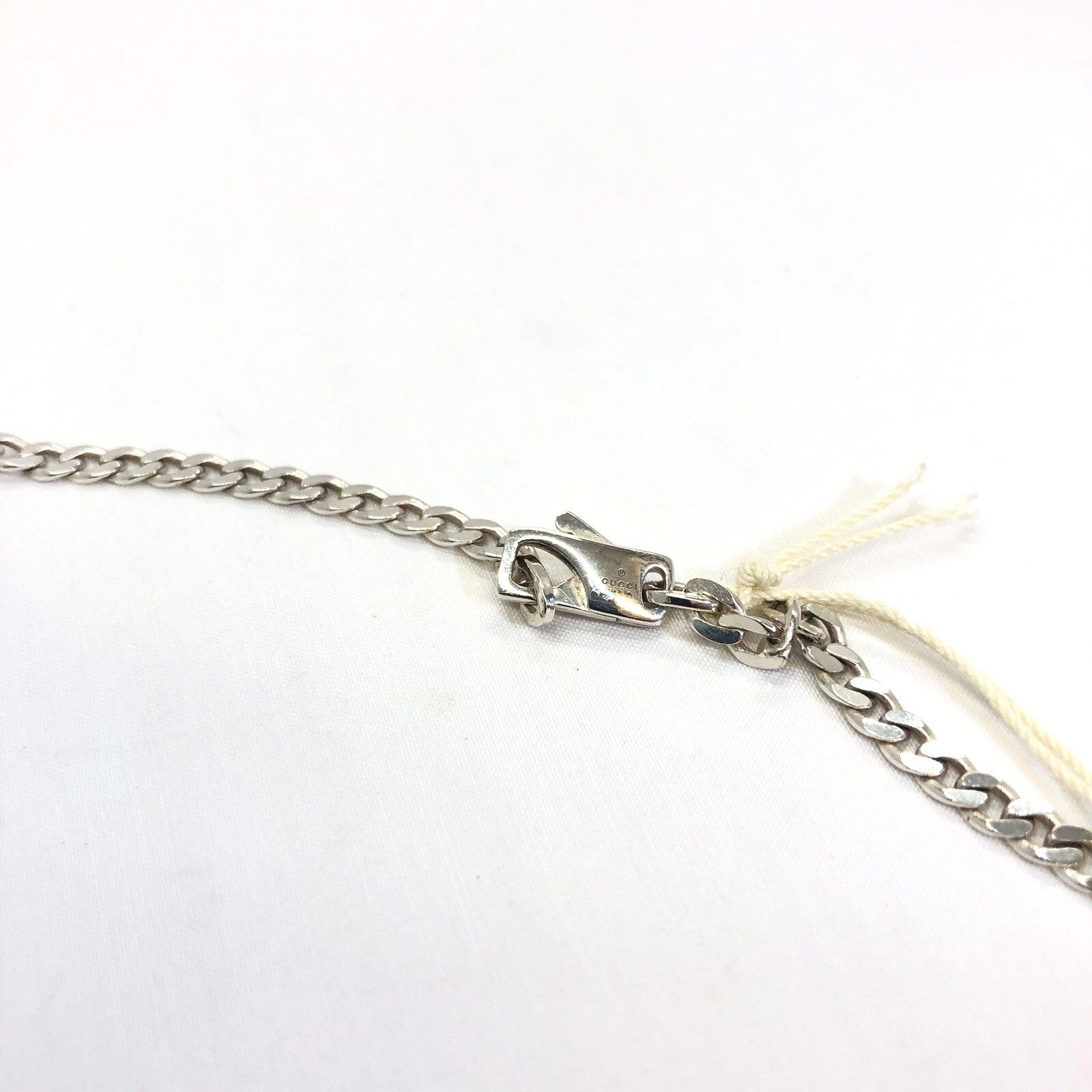 GUCCI カットアウト Gリングネックレス 喜平 チェーン グッチ GUCCI グッチ ブランド ネックレス ペンダント メンズ