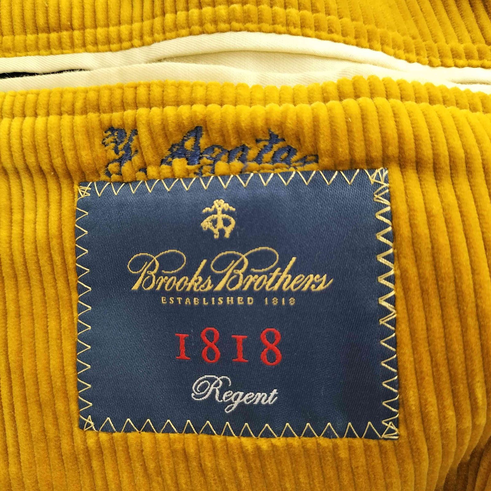 ブルックスブラザーズ テーラードジャケット コーデュロイ くるみボタン 総裏地 ブルックスブラザーズ BROOKS BROTHERS くるみボタン