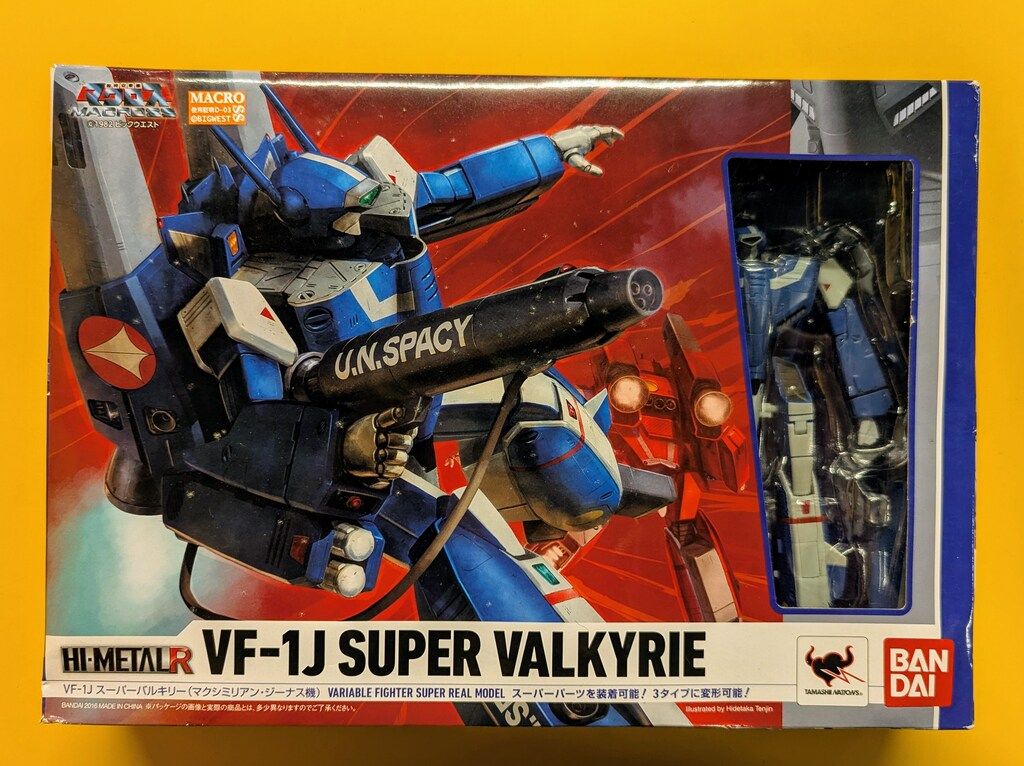 バンダイ HI-METAL R VF-1J スーパーバルキリー (マクシミリアン・ジーナス機)