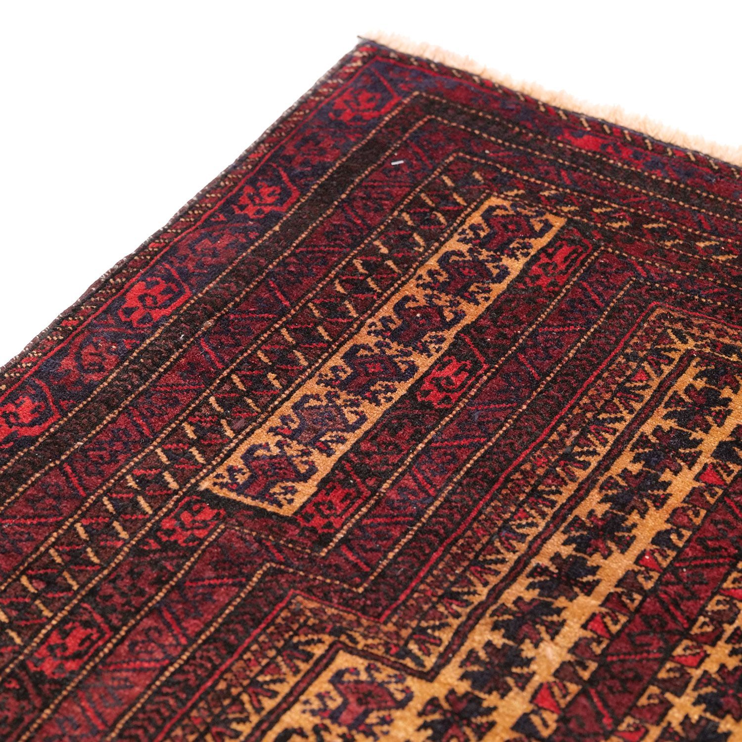 絨毯　ペルシャ　アフガニスタン　ビンテージ　アンティーク アフガニスタン絨毯 | セミアンティーク - vintagecarpet