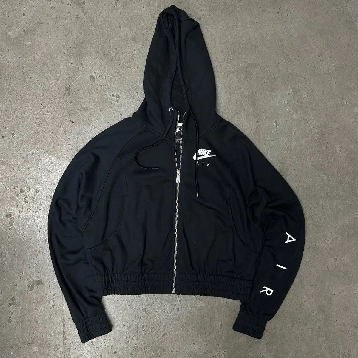 NIKE ブラック フード付きパーカー Amazon | Nike Airフリースフード付きトップフルZipパーカー