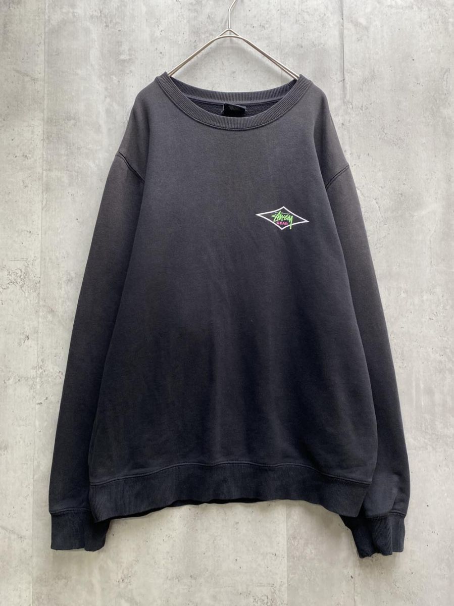 【中古品】 STUSSY トレーナー 裏起毛 ブラック Lサイズ 3072001115363411_01_3004w.jpeg
