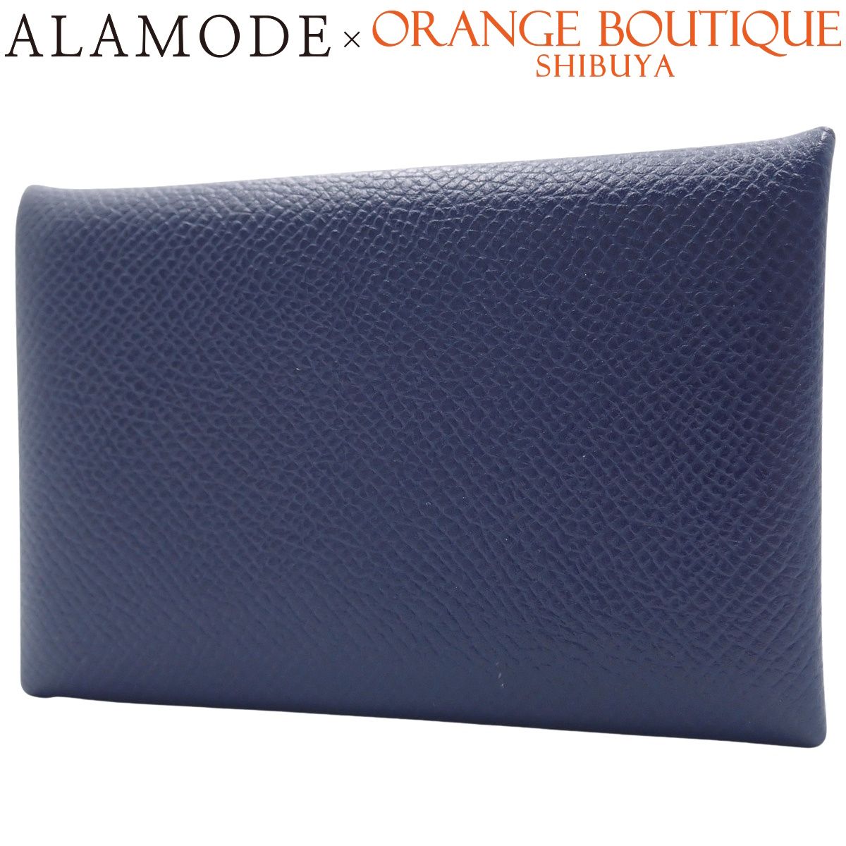 未使用品】HERMES 名刺入れ カルヴィ アリシアン 水色 エルメス