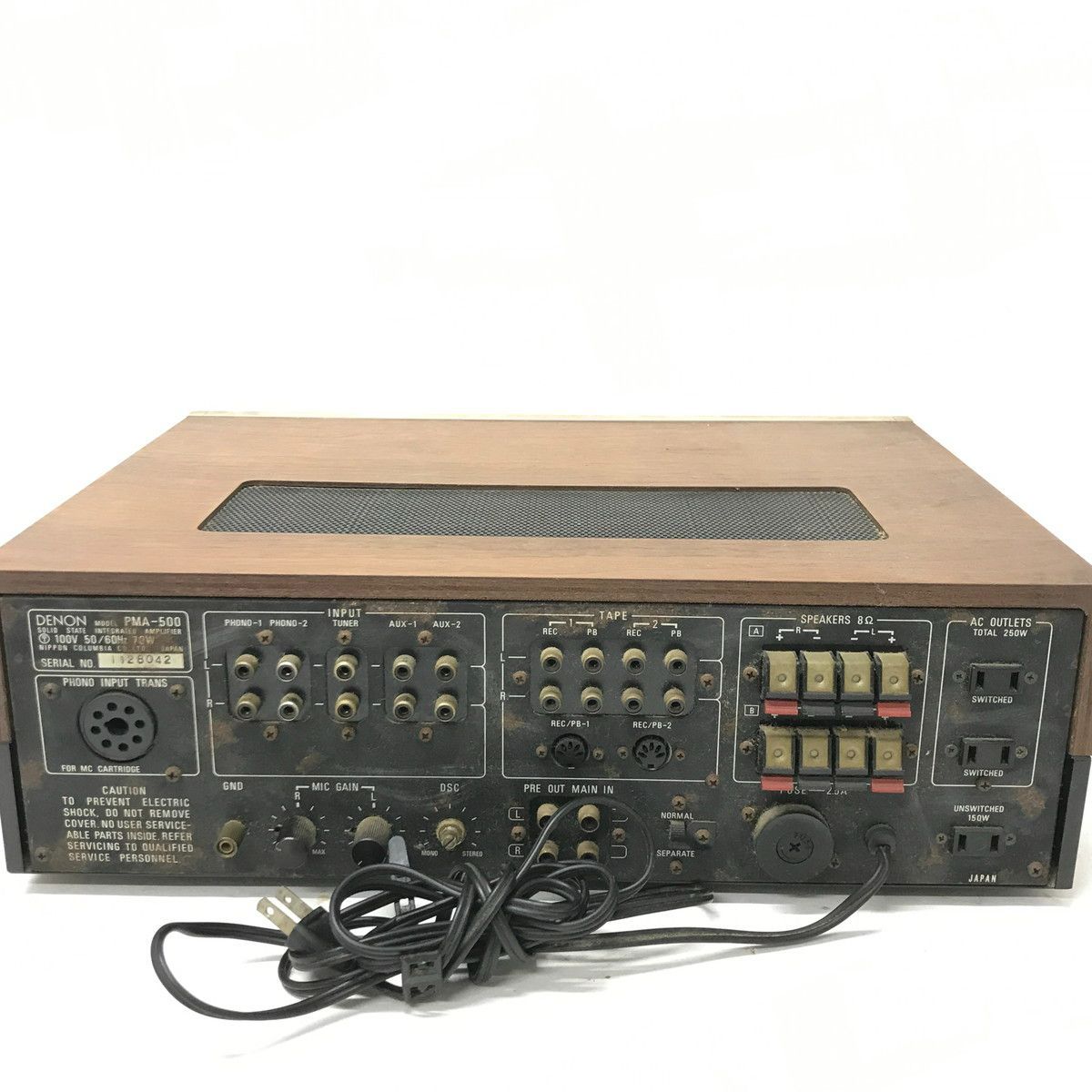 DENON PMA-500プリメインアンプ DENON PMA-500の仕様 デノン/デンオン