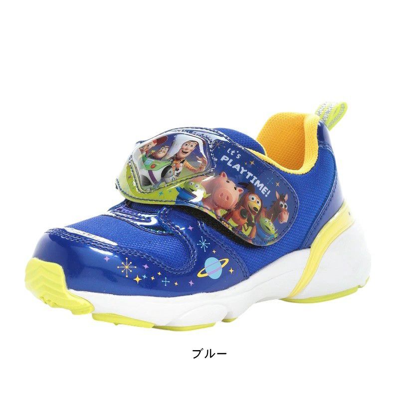爆買い，新作登場 光る靴 ムーンスター キッズ スニーカー 女の子 ピンク(アリエル) パープル(ラプンツェル) サックス(シンデレラ) 通園 ベロクロ マジック 子供靴 ディズニー プリンセス  tmdnc1358le ブルー 17.0cm スニーカー