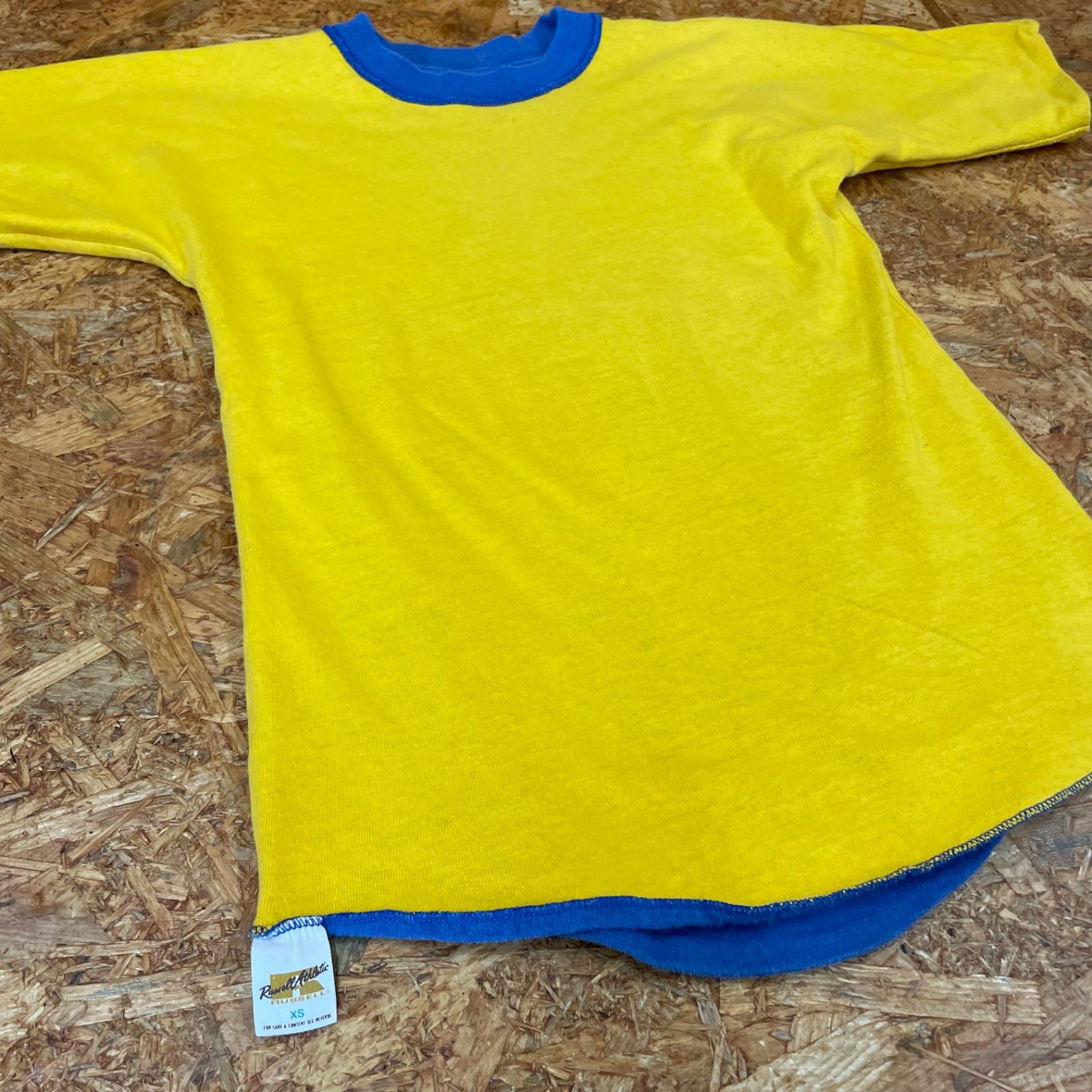 USA製 '80s RUSSELL ATHLETIC リバーシブルTシャツ 金タグ XS