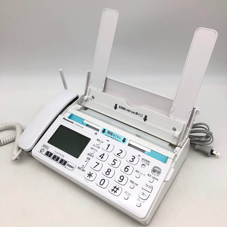 パナソニック おたっくす デジタルコードレスFAX 子機1台付き 1.9GHz DECT準拠方式 ブラック KX-PD303DL-K