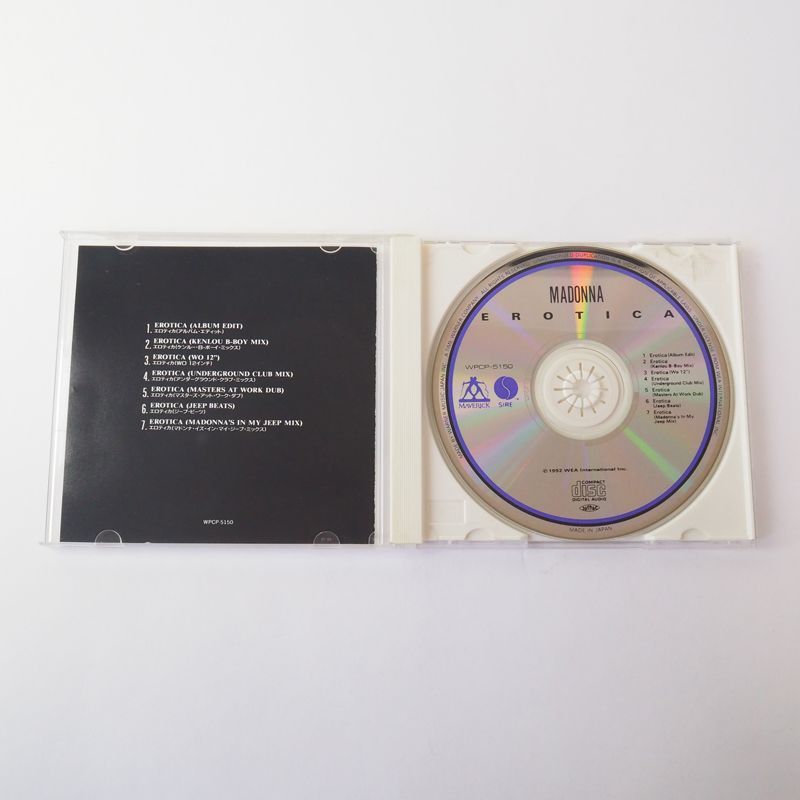 帯付] マドンナ（Madonna）エロティカ・リミックス（国内盤）CD 