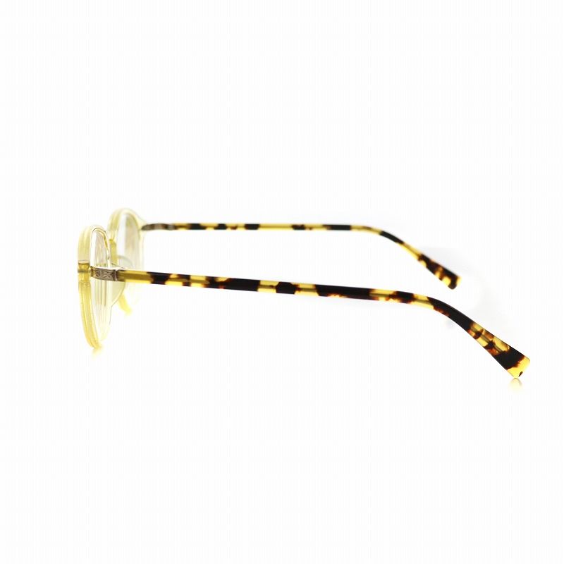 金子眼鏡　恒眸作　メガネ(度あり) 金子眼鏡 KANEKO OPTICAL 恒眸作 手造 メガネ 眼鏡 度入り 黄 イエロー