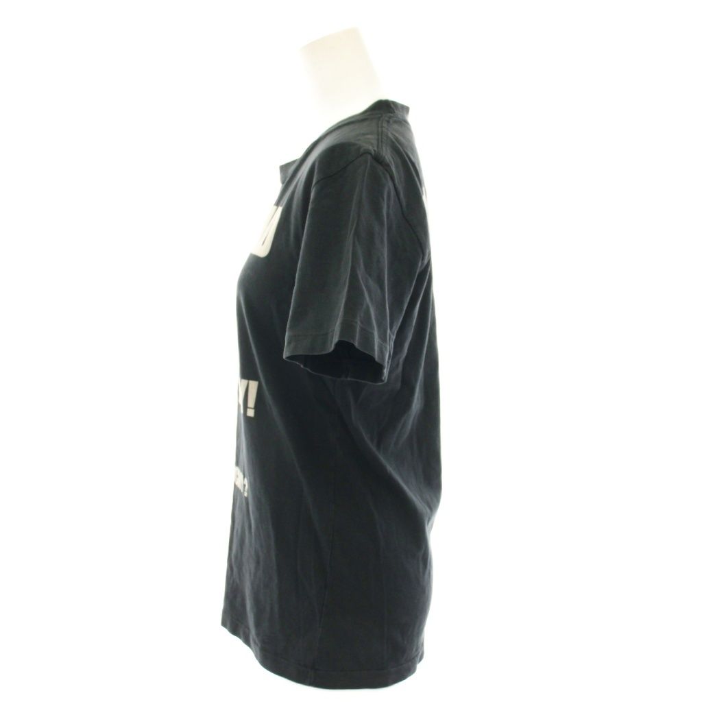 ヒステリックグラマー HYSTERIC GLAMOUR ゴーアヘッド GO AHEAD Tシャツ カットソー クルーネック 半袖 スカルプリント 黒 ブラック 2CT-8600 |YT