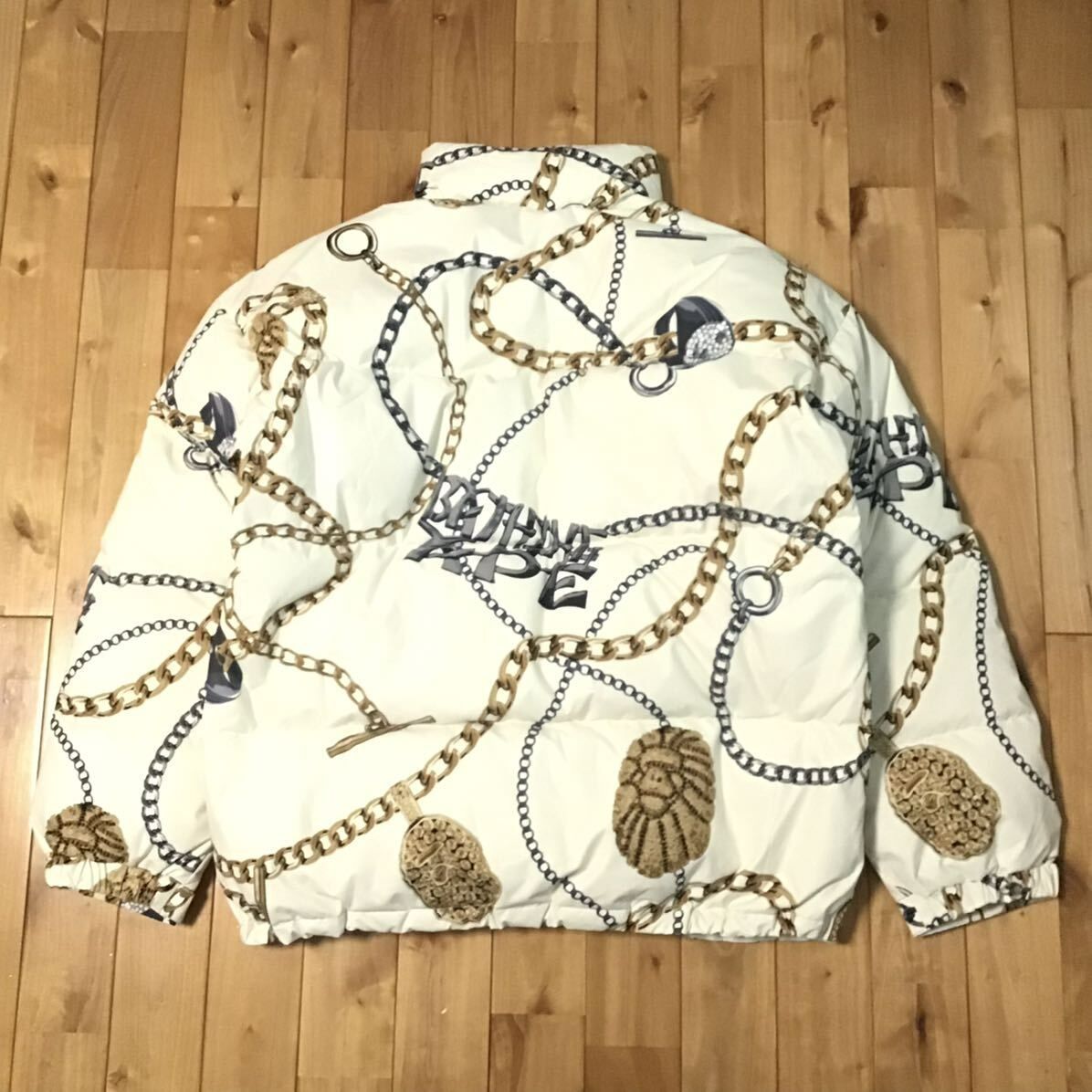 ☆2XL☆ BAPE JEWELS ダウンジャケット a bathing ape Puffer