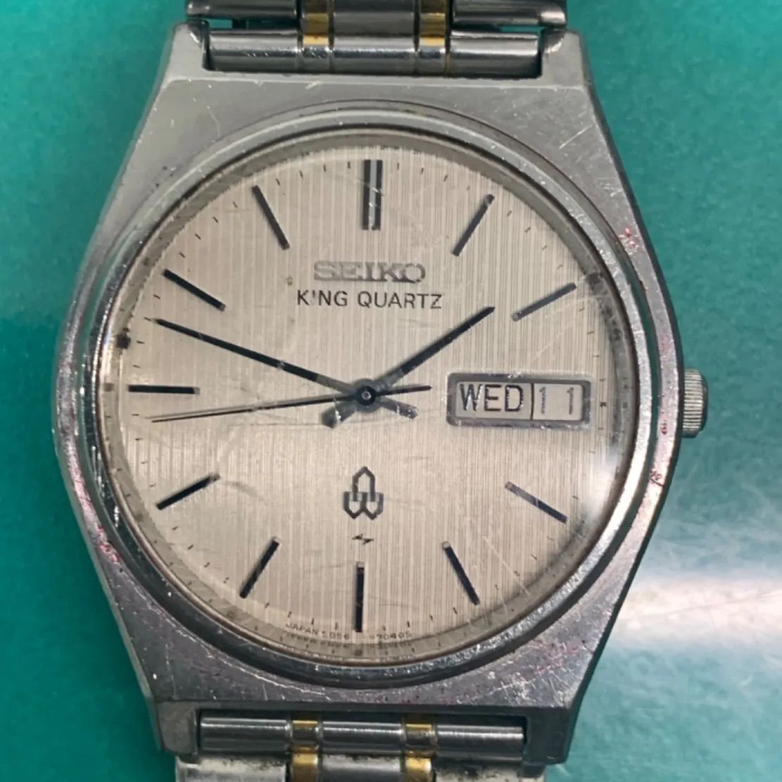 A2689 中古品セイコーキングクオーツ 5856-7030 ジャンク品 - メルカリ