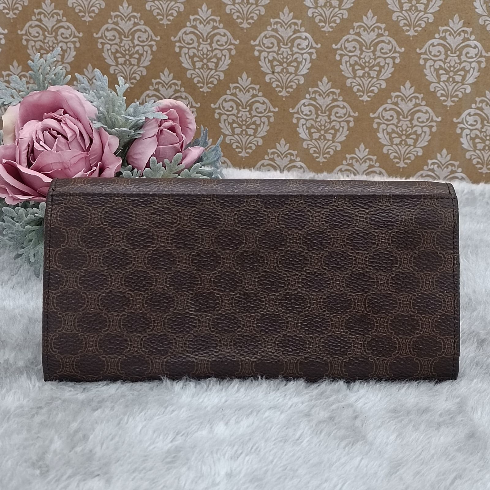 格安販売の セリーヌ 》 CELINE 長財布 ガマ口 ロングウォレット マカダム 小物
