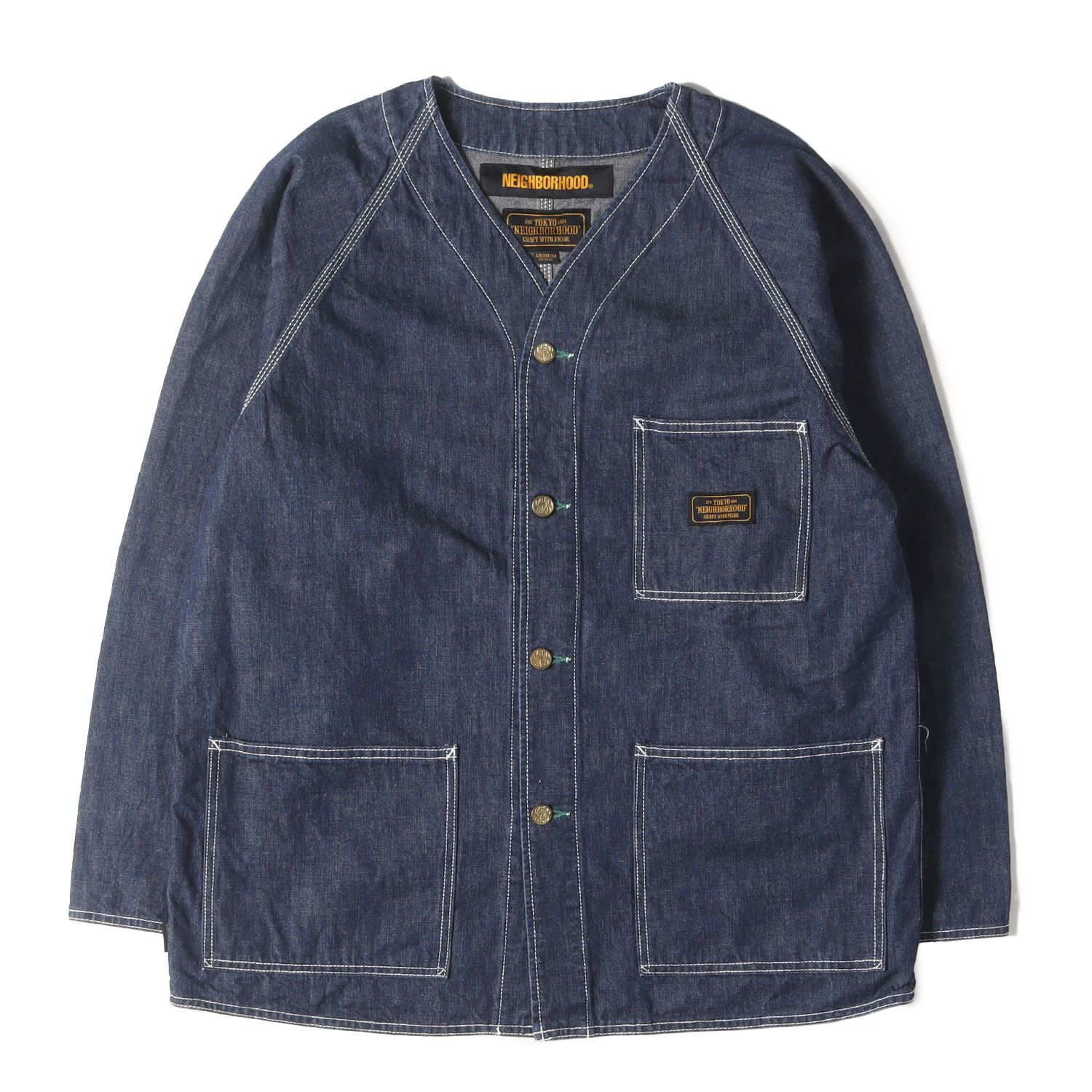 美品】NEIGHBORHOOD ネイバーフッド ジャケット インディゴ サイズ:M 