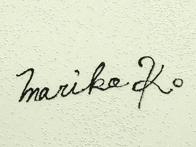 平和屋着物□極上 太鼓柄袋帯 作家物 手描き 螺鈿箔 ピアノ 舞蝶 逸品