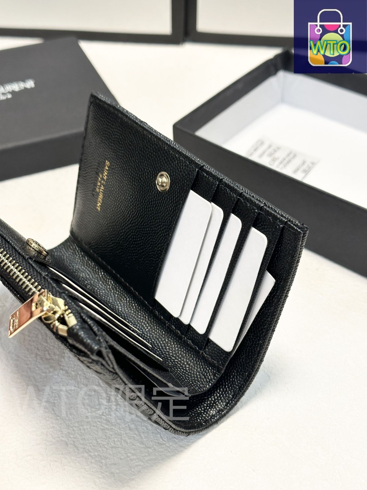 【GW期間限定値下げ中‼️】SAINT LAURENT ミニウォレット ブラック Saint Laurent/サンローラン｜ウォレット