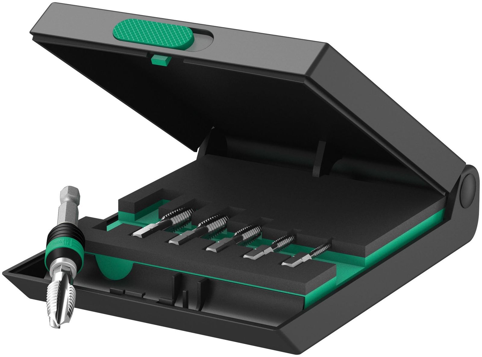 WERA ヴェラ 7点組 差込6.35mm ドリルタップビット ホルダーセット ケース付 104654