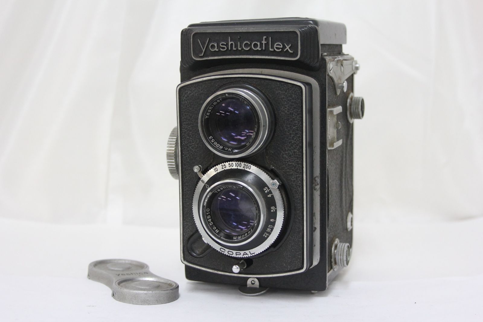 訳あり品】 ヤシカ Yashicaflex Yashimar 80mm F3.5 二眼カメラ v6180