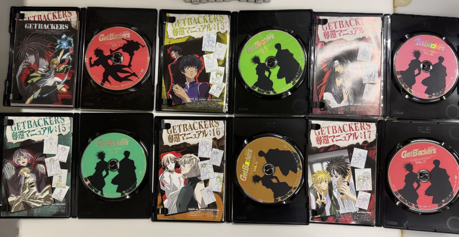 DVD ゲットバッカーズ -奪還屋- 全17巻セット