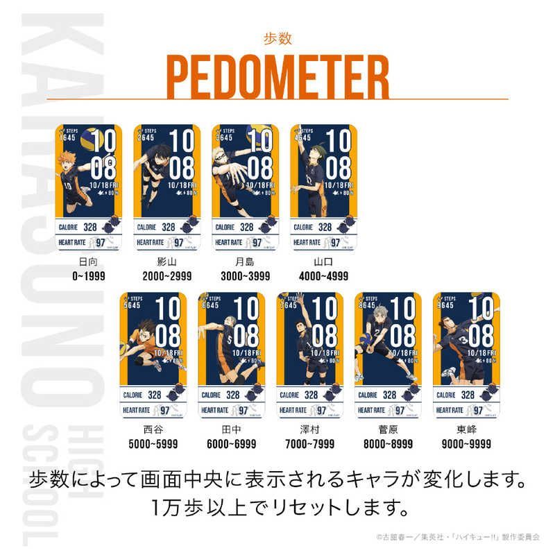 スマートウォッチ 烏野高校モデル