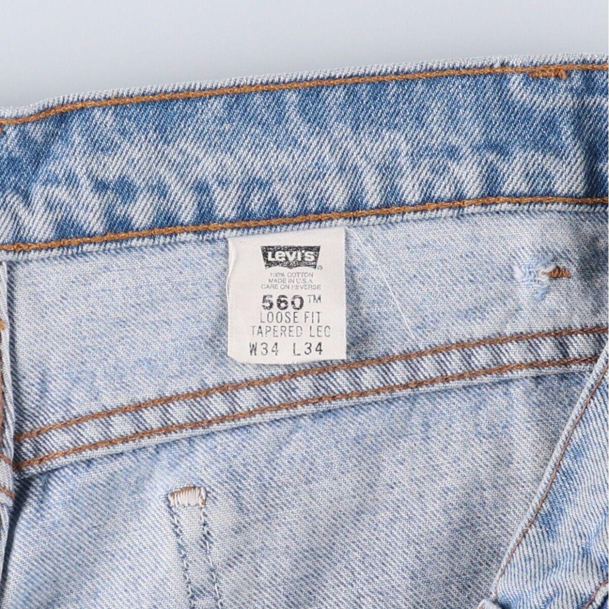 LEG テーパードデニムパンツ