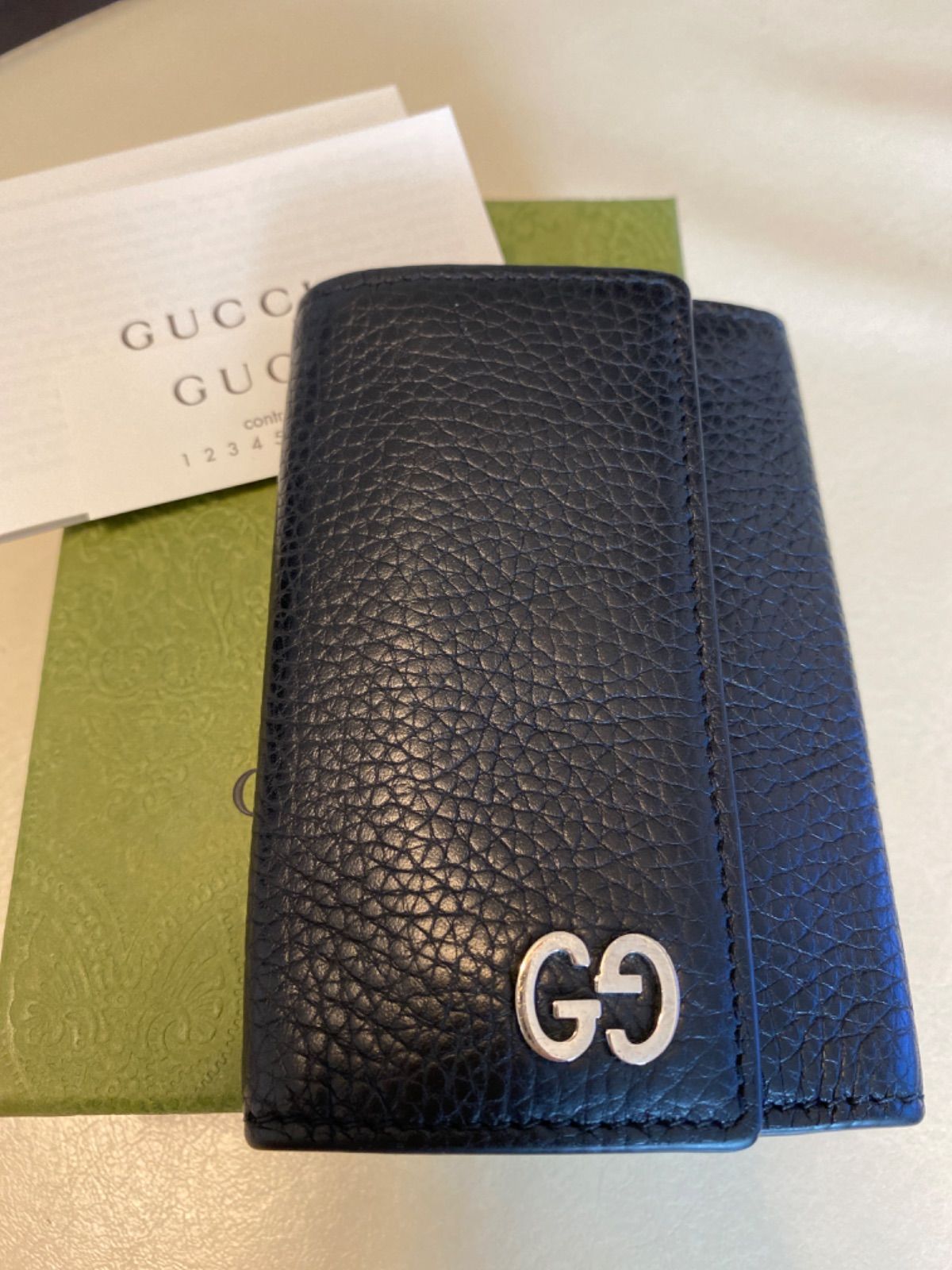 GUCCI グッチ キーケース 6連 ブラック - ちぴShop - メルカリ