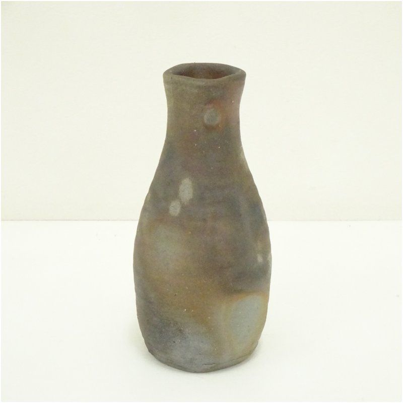 備前焼 片山廉造 一輪花入（共箱） 花入れ 茶道 茶道具 花瓶