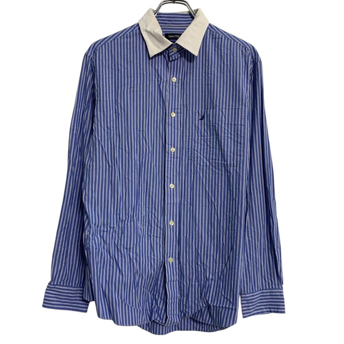 NAUTICA 長袖 ストライプ シャツ XL ブルー ビッグサイズ ポケット ノーティカ 古着卸 アメリカ仕入 a608-6801 :  a608-6801 : 古着屋DEN ヤフーショッピング店 - 通販 - Yahoo!ショッピング