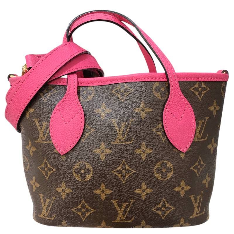 ルイ ヴィトン LOUIS VUITTON ネヴァーフル･インサイドアウトBB M12106 ブラウン･ピンク PVC レディース ハンドバッグ