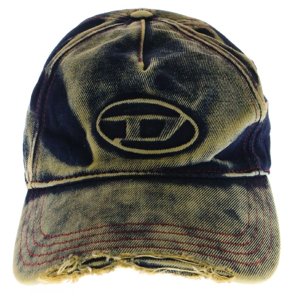 Diesel】C-Seymon デニム ダメージ加工 キャップ帽【関税込