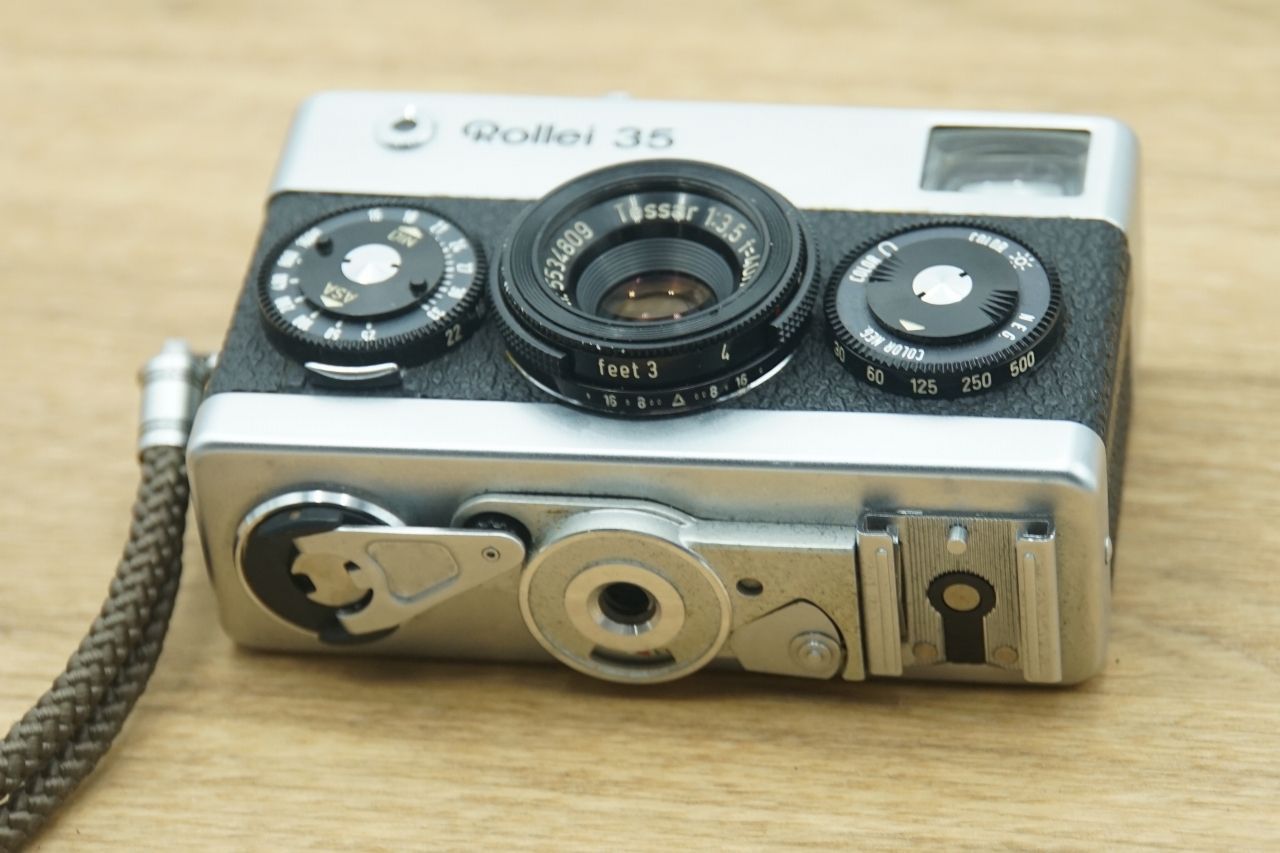 8341 良品 Rollei 35 露出計OK シンガポール製 シルバー - フィルムカメラ