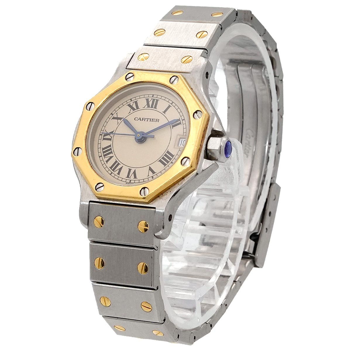 カルティエ Cartier サントスオクタゴンSM コンビ W2001683