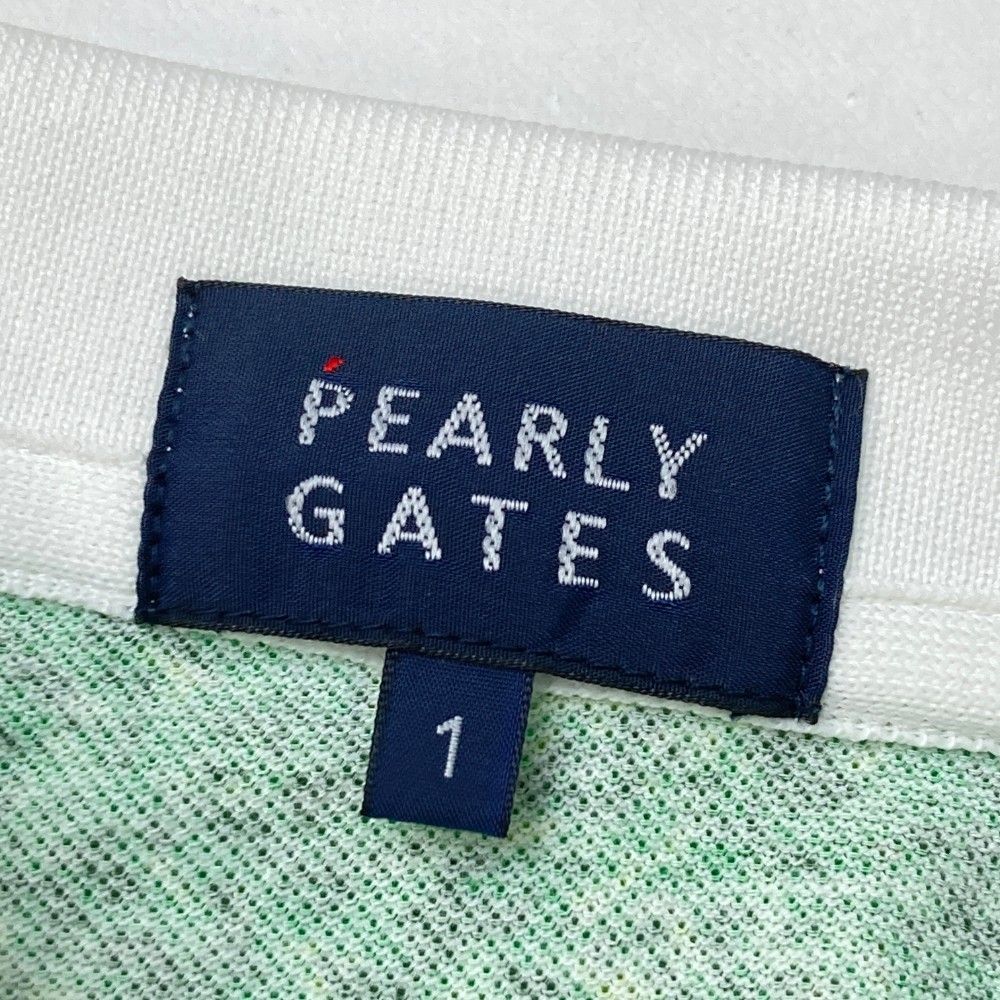 サイズ：1 PEARLY GATES パーリーゲイツ ノースリーブポロシャツ