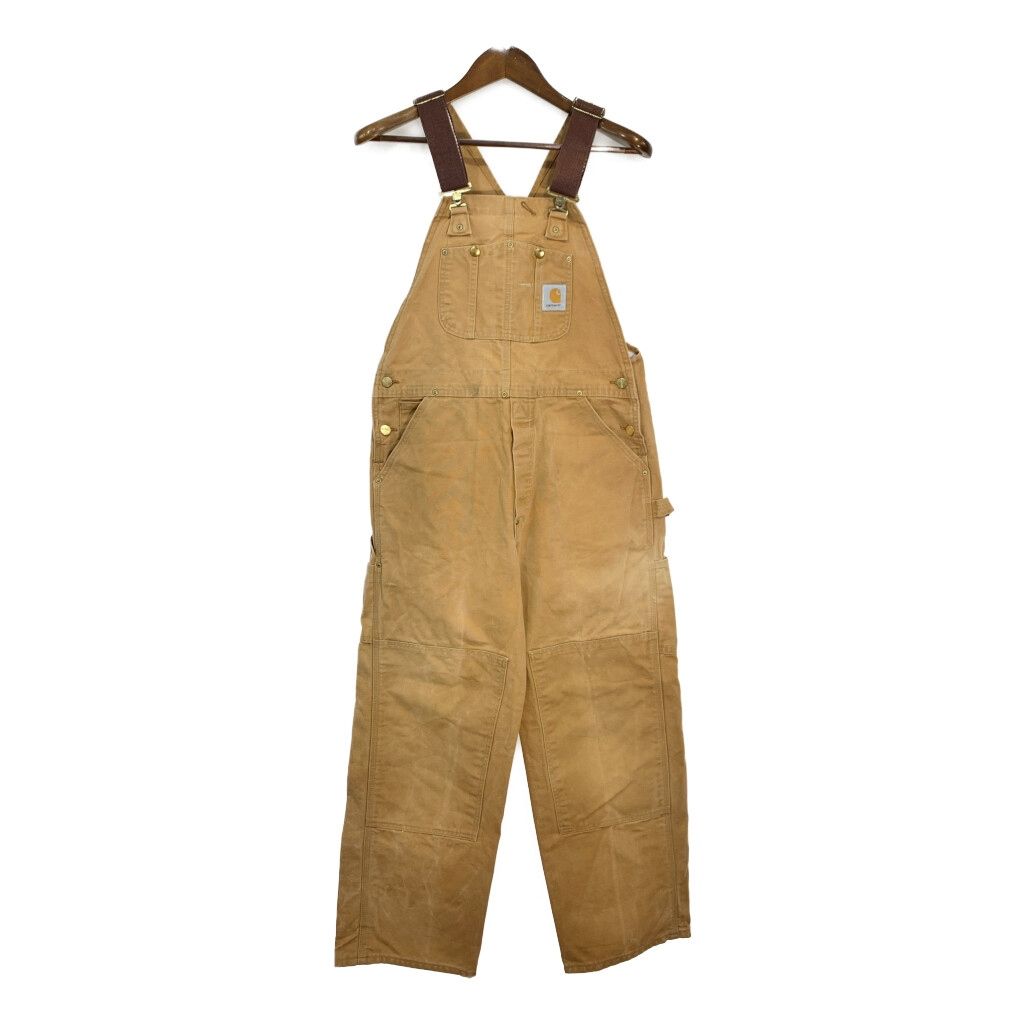 Carhartt カーハート ダック ダブルニー ビブオーバーオール ブラウン