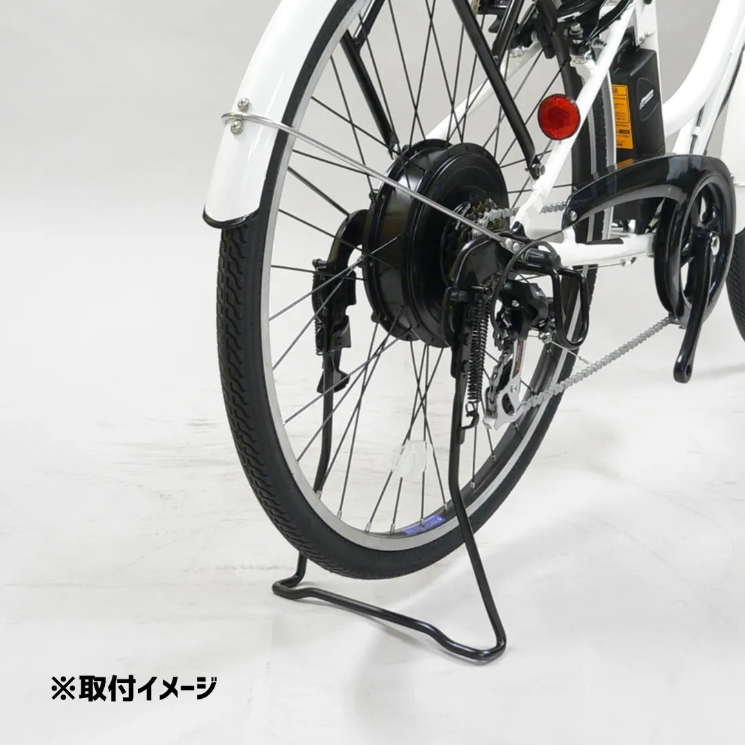※JPMALL LLC 片スタンド 10本26㌅ スーパーカー自転車 Amazon | スポーツ車用1本スタンド 26インチ 黒 逆爪 S400