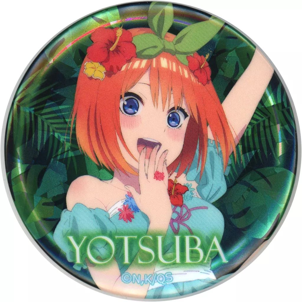 中古】バッジ・ビンズ 中野四葉(レア) 「五等分の花嫁∽ ～梅雨の