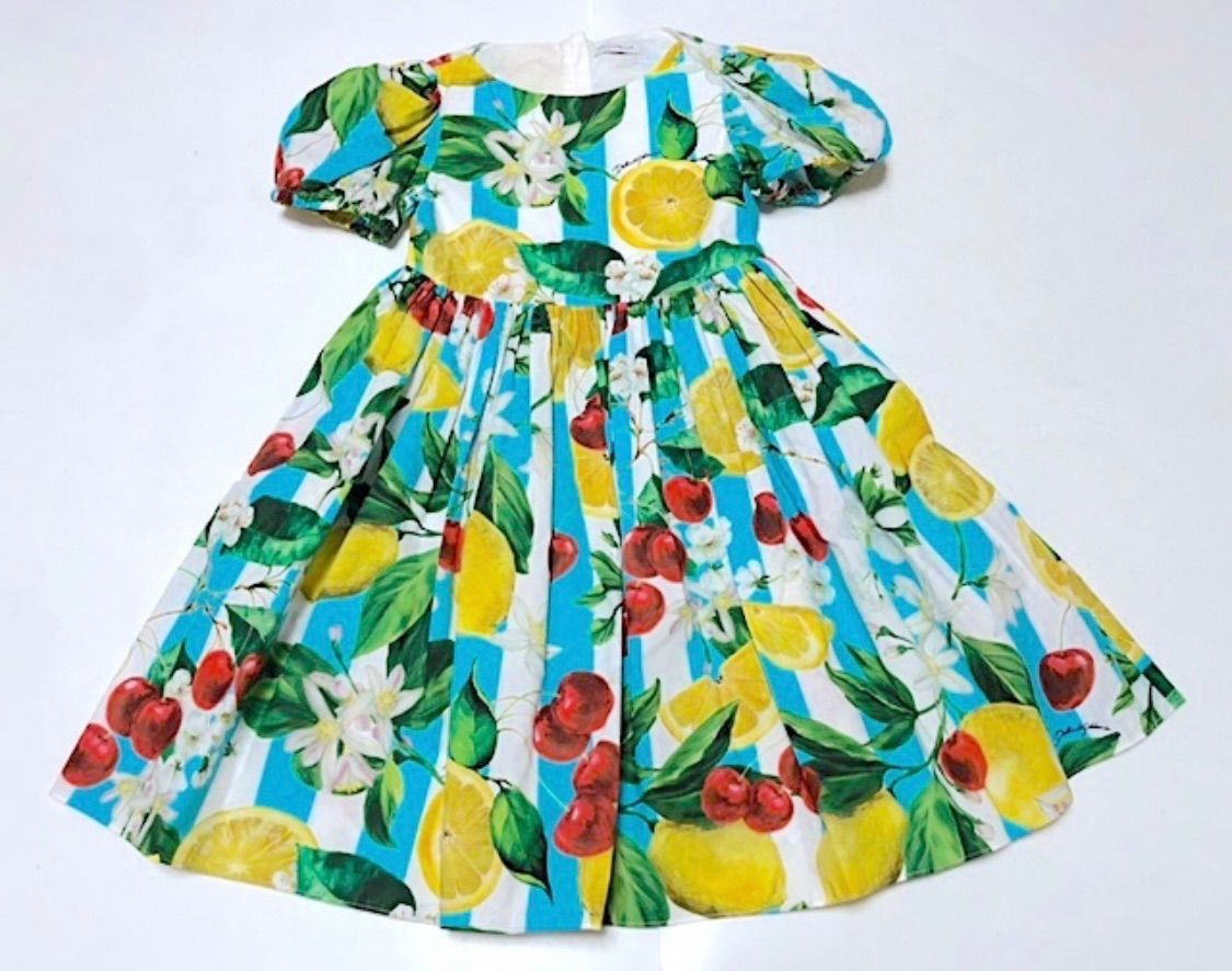 mezzo piano × LOVOT イチゴ柄ヘアバンド付きワンピース mezzo piano