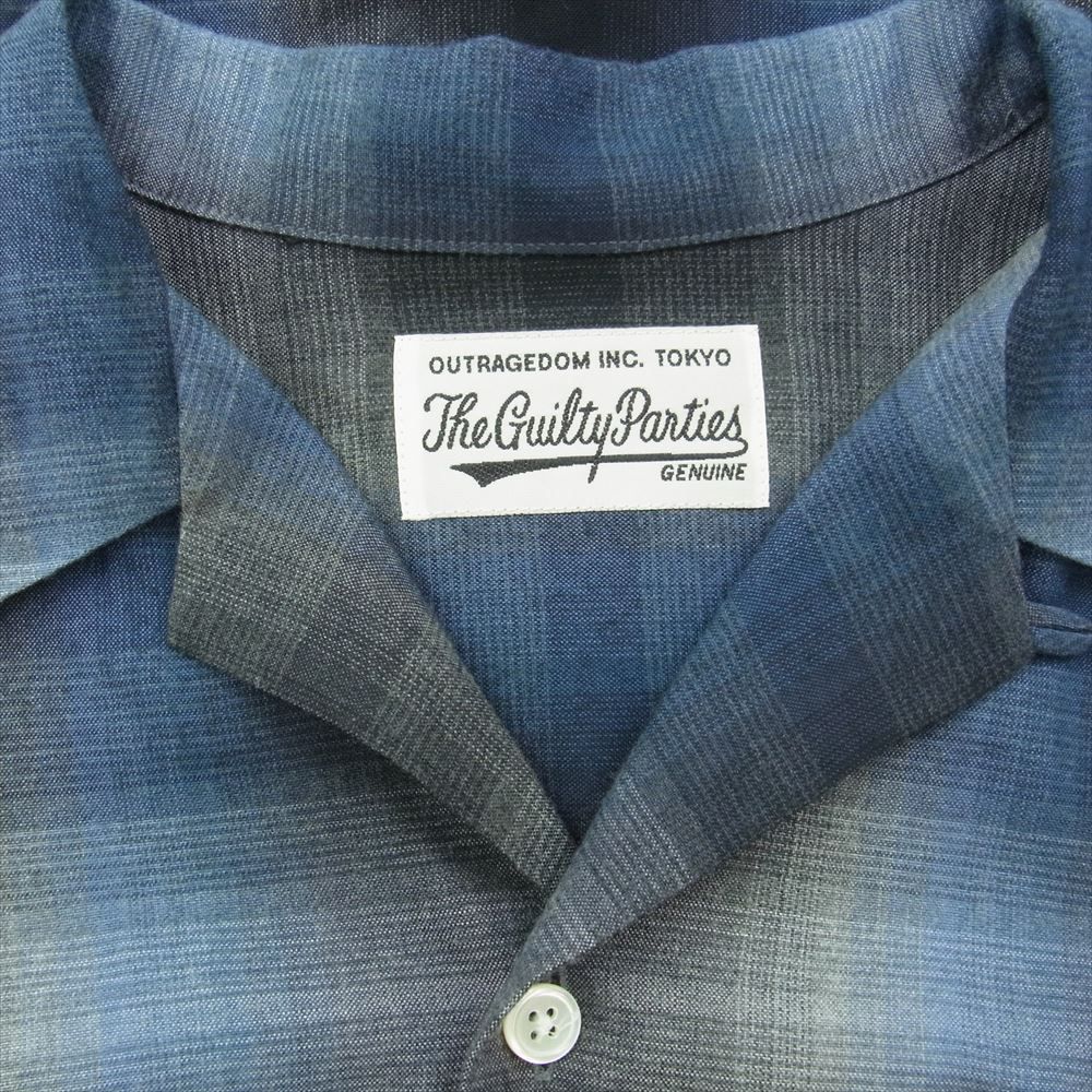WACKO MARIA ワコマリア 23AW 23FW-WMS-OC02 OMBRE CHECK OPEN