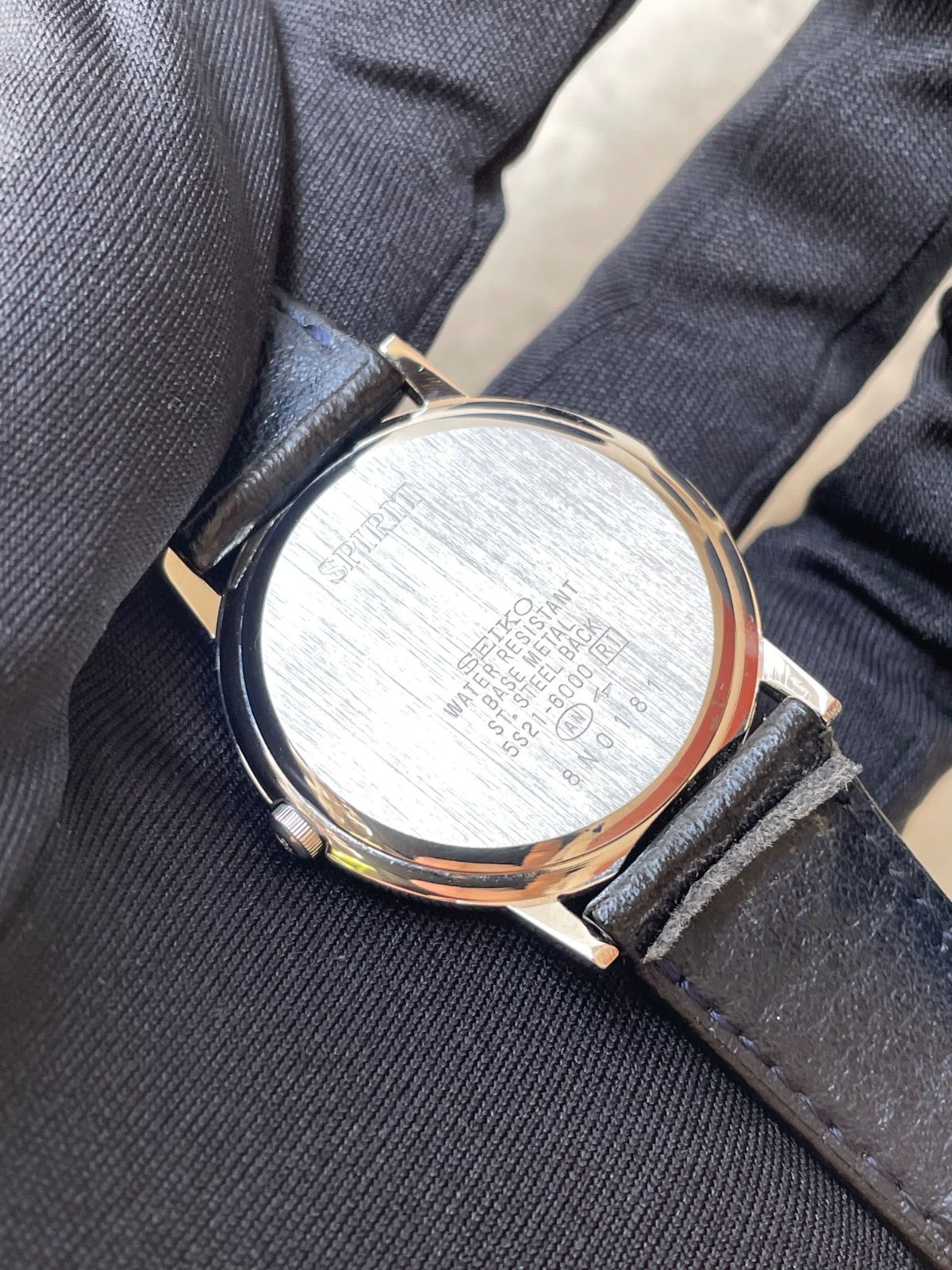 レア！◇Seiko Spirit 5S21-6000 スイープ セイコー 稼働中 電池