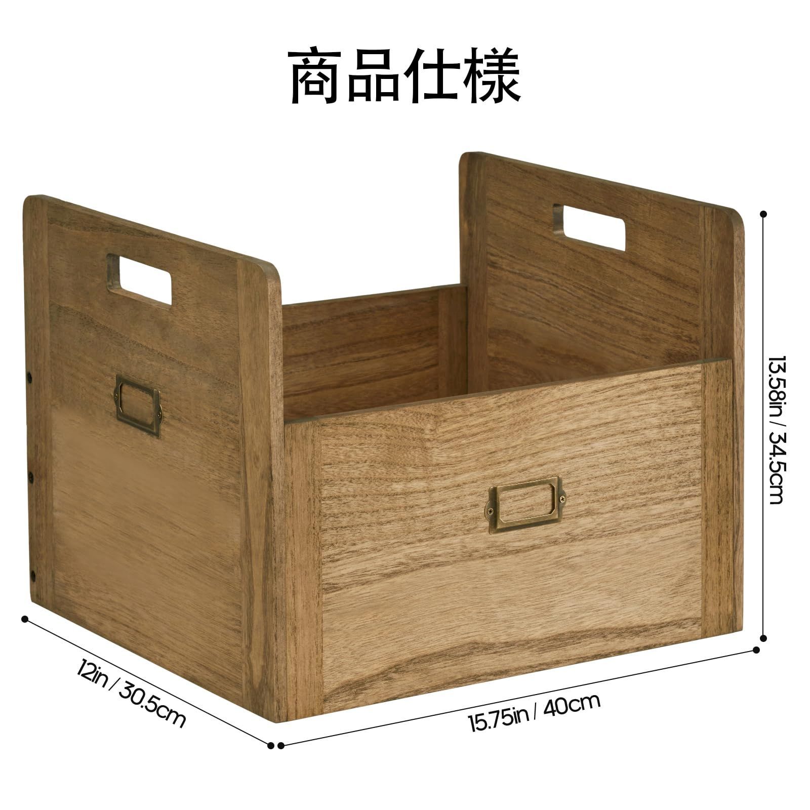 木製 収納ケース レコードラック 収納ボックス レコードボックス