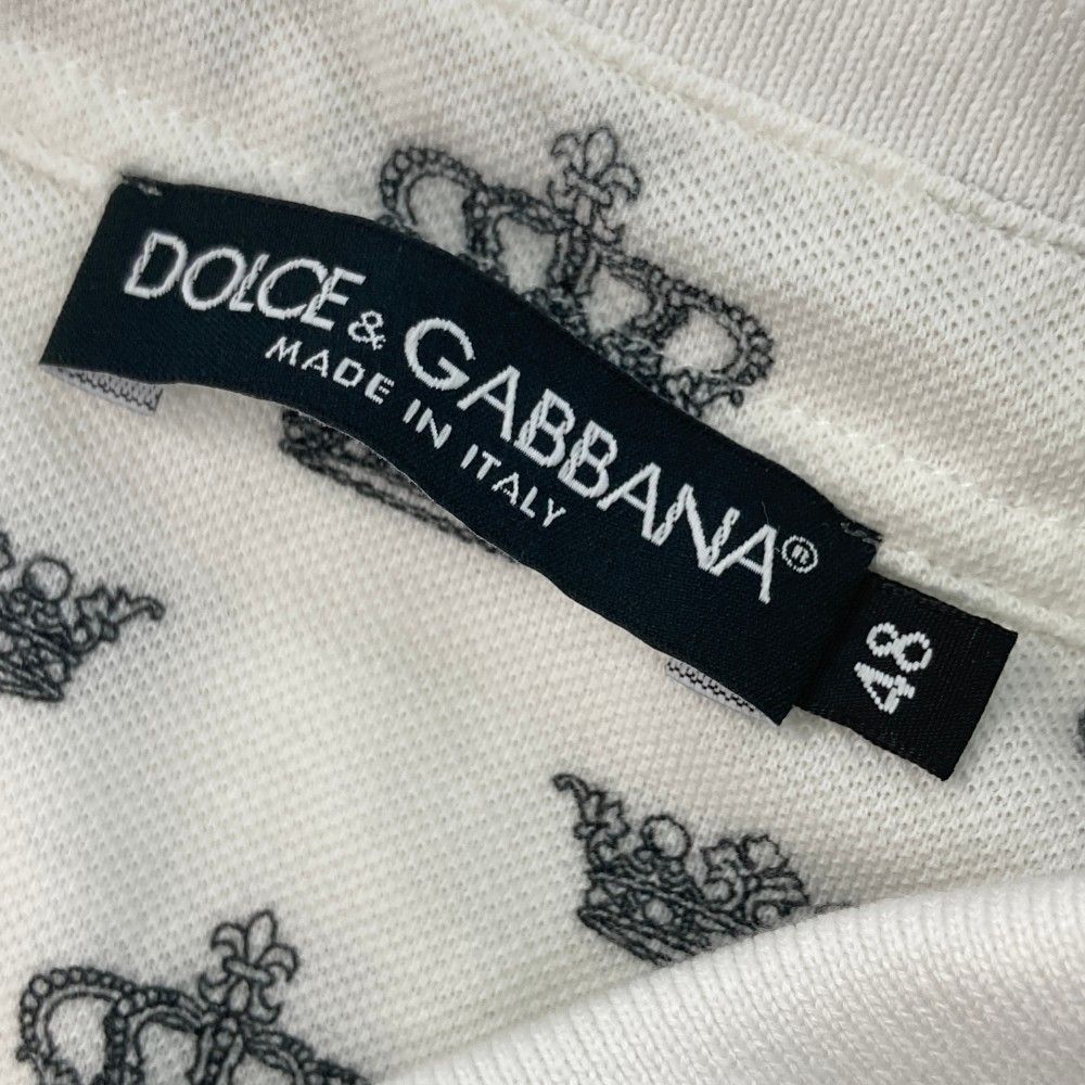 DOLCE & GABBANA ドルチェ アンド ガッバーナ 半袖ポロシャツ 総 DOLCE & GABBANA ドルチェ アンド ガッバーナ 半袖ポロシャツ 総
